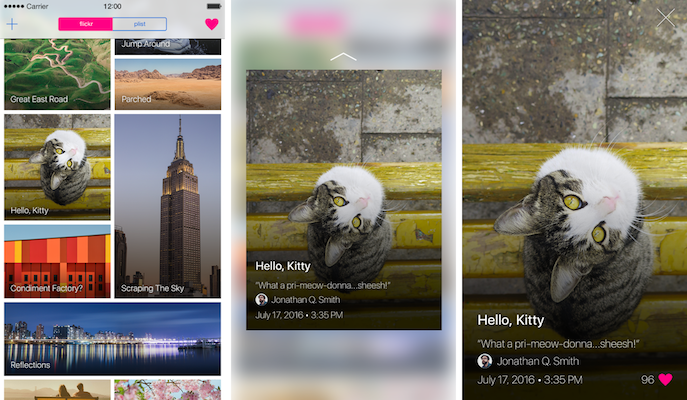 Flickr Feed - iOS Journeyman Project