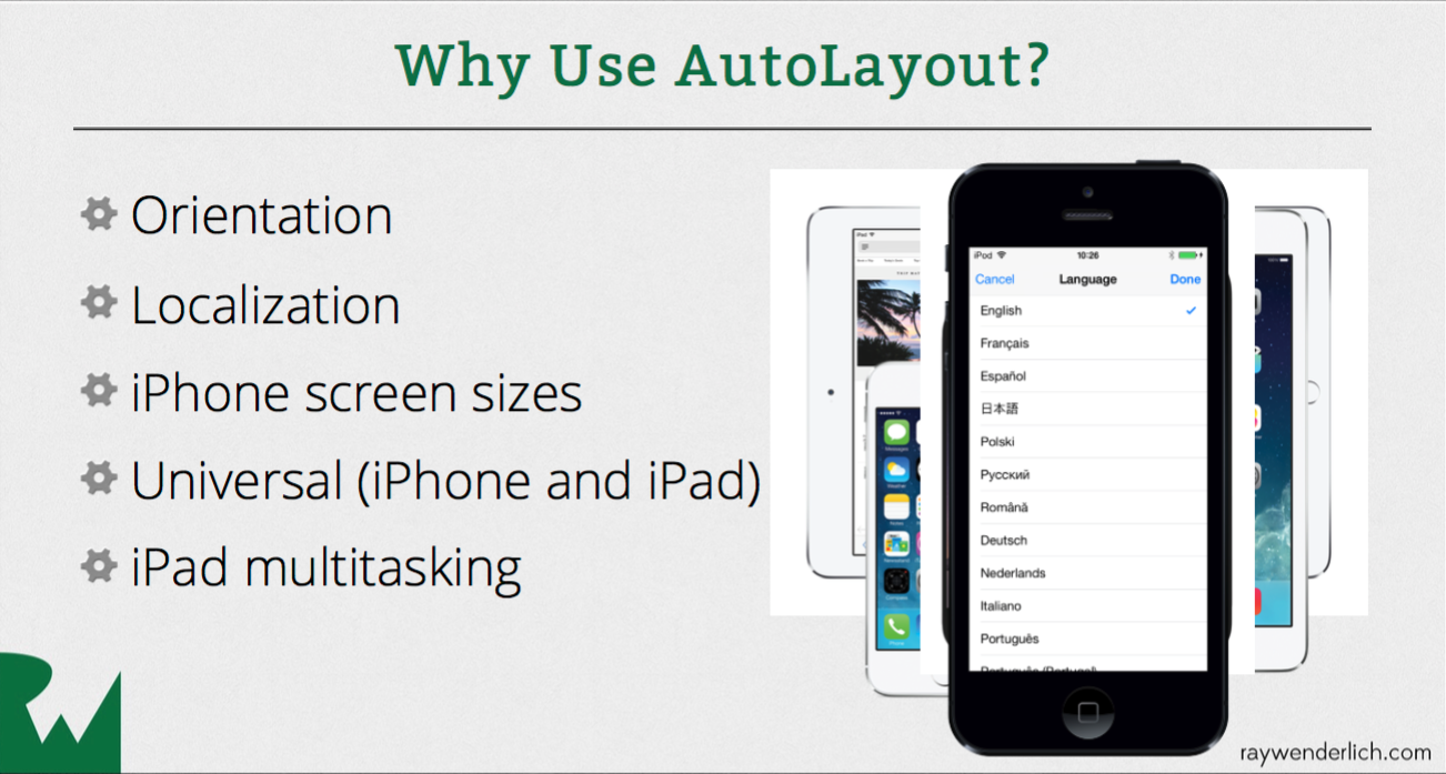 Why use auto layout
